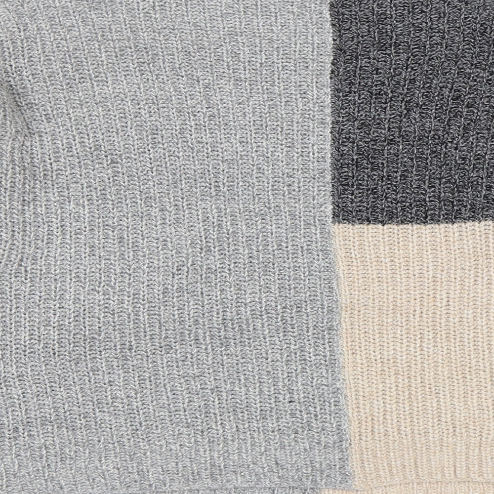 Shein  Womens Multicoloured Round Neck  Acrylic Pullover Jumper Size S