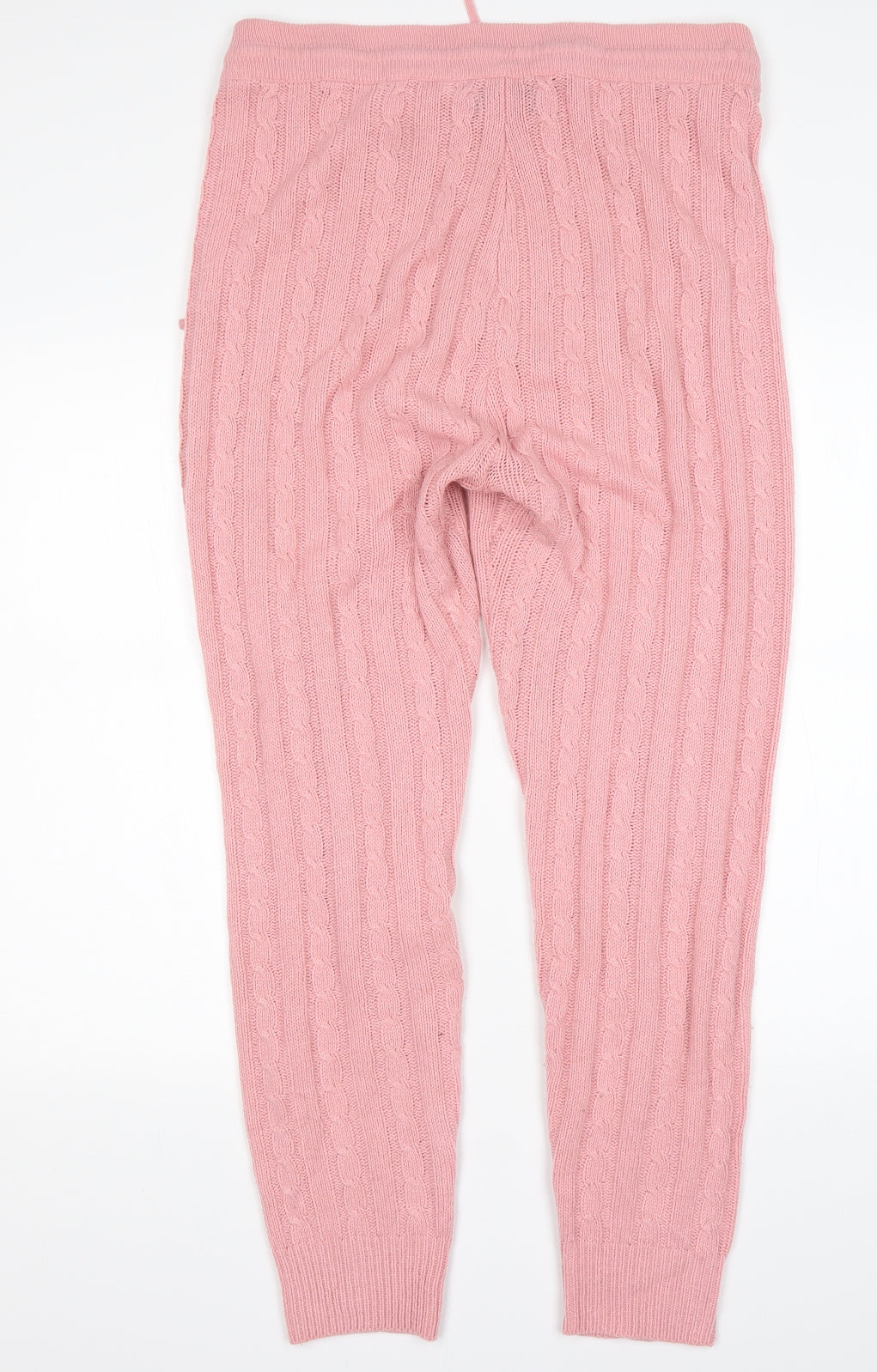 Womens UK Size L PRETTYLITTLETHING Regular Fit Sweatpants Pink Trousers