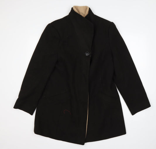 Autonomy Womens Brown   Overcoat Coat Size 14