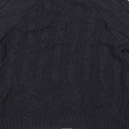 Womens UK Size 8 M&S Grey Cardigan Jumper
