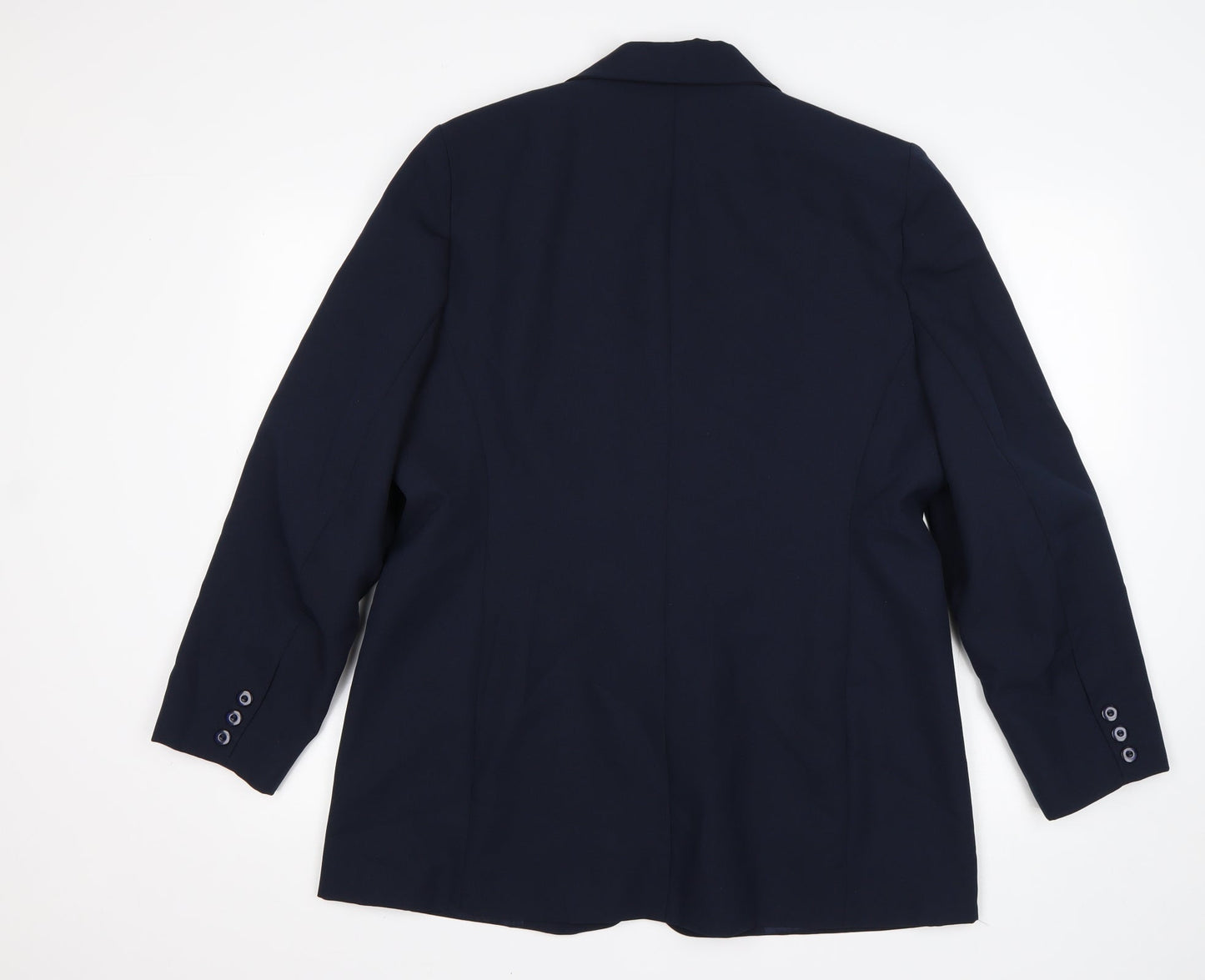 Womens UK Size 16 Preworn Regular Blue Suit Jacket