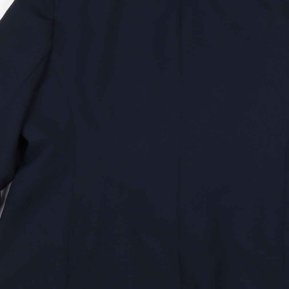 Womens UK Size 16 Preworn Regular Blue Suit Jacket