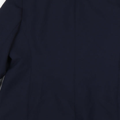 Womens UK Size 16 Preworn Regular Blue Suit Jacket