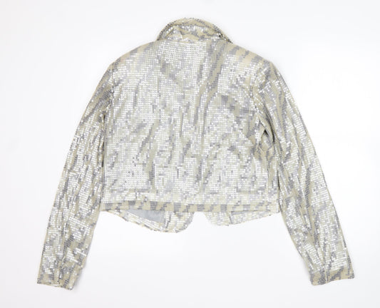 NEXT Womens Multicoloured  Nylon Jacket Blazer Size 14