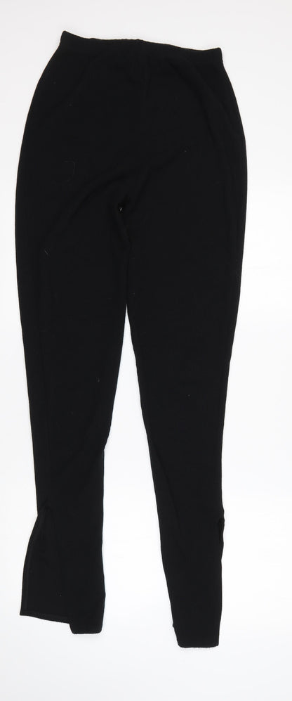 Womens UK Size 10 PRETTYLITTLETHING  Jogger Black Leggings