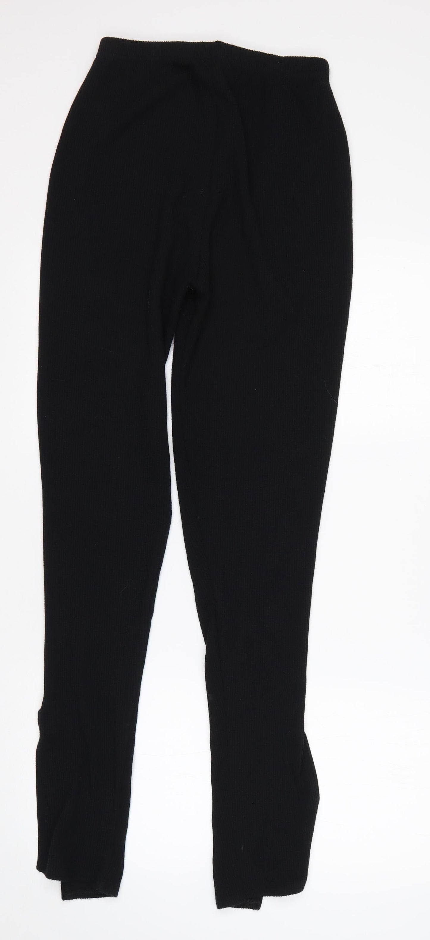 Womens UK Size 10 PRETTYLITTLETHING  Jogger Black Leggings