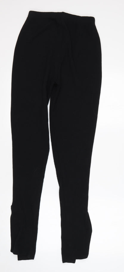 Womens UK Size 10 PRETTYLITTLETHING  Jogger Black Leggings