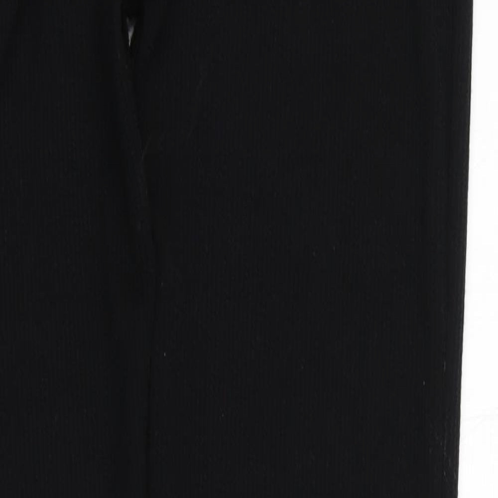Womens UK Size 10 PRETTYLITTLETHING  Jogger Black Leggings