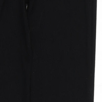Womens UK Size 10 PRETTYLITTLETHING  Jogger Black Leggings