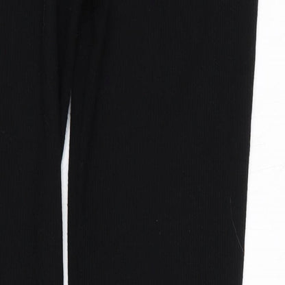 Womens UK Size 10 PRETTYLITTLETHING  Jogger Black Leggings