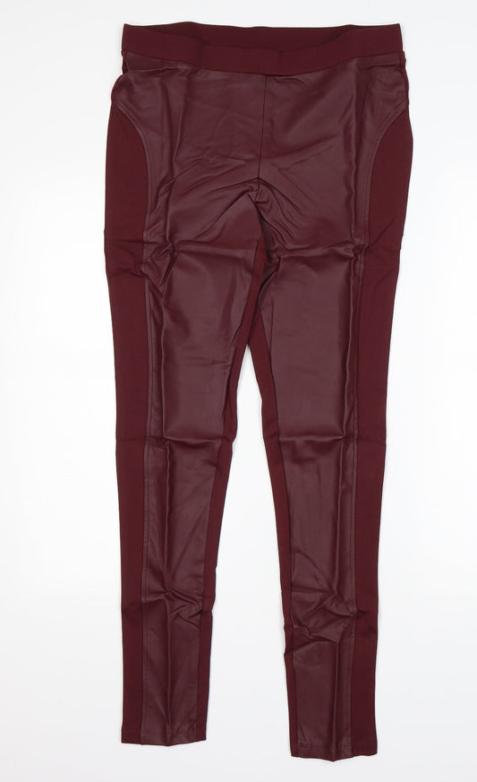 ESMARA Womens Purple  Polyurethane Jegging Jeans Size M L30 in Regular