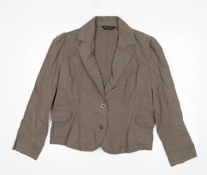 Womens UK Size 18 Dorothy Perkins Brown Jacket