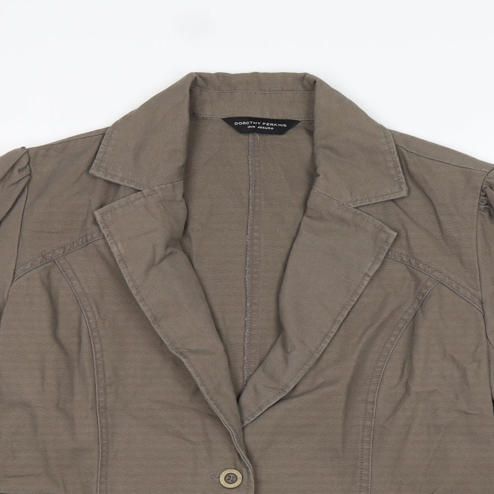 Womens UK Size 18 Dorothy Perkins Brown Jacket