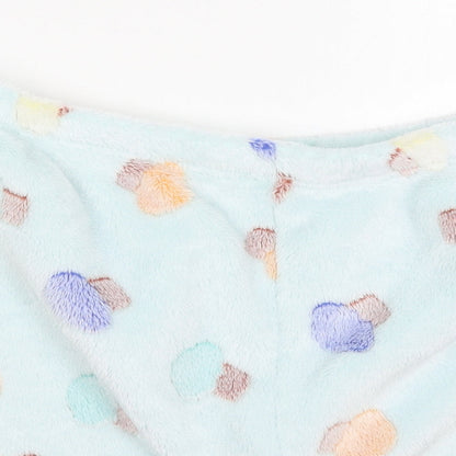 Preworn Womens Blue Spotted Cotton Mom Shorts Size 2XL  Regular  - Cupcake Print Pyjama Pants