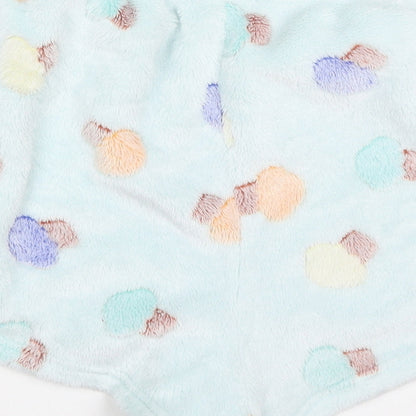 Preworn Womens Blue Spotted Cotton Mom Shorts Size 2XL  Regular  - Cupcake Print Pyjama Pants