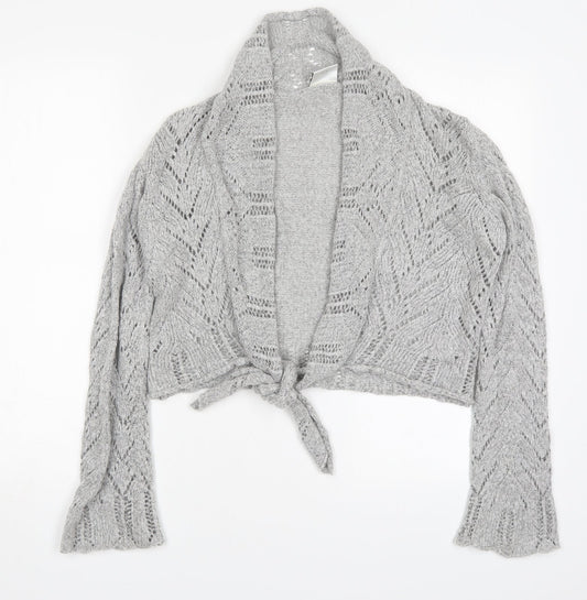 Womens UK Size 10 NEXT Grey Cardigan Jumper