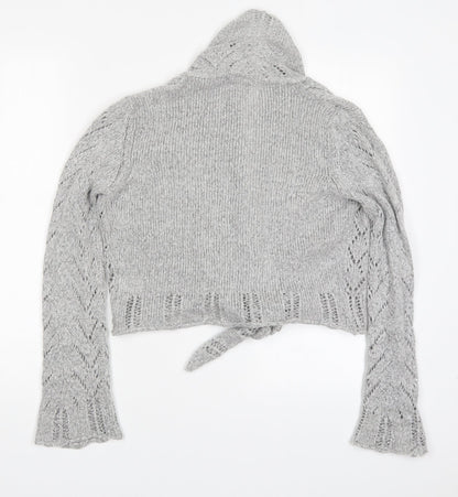 Womens UK Size 10 NEXT Grey Cardigan Jumper