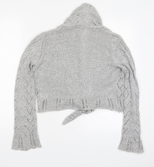 Womens UK Size 10 NEXT Grey Cardigan Jumper