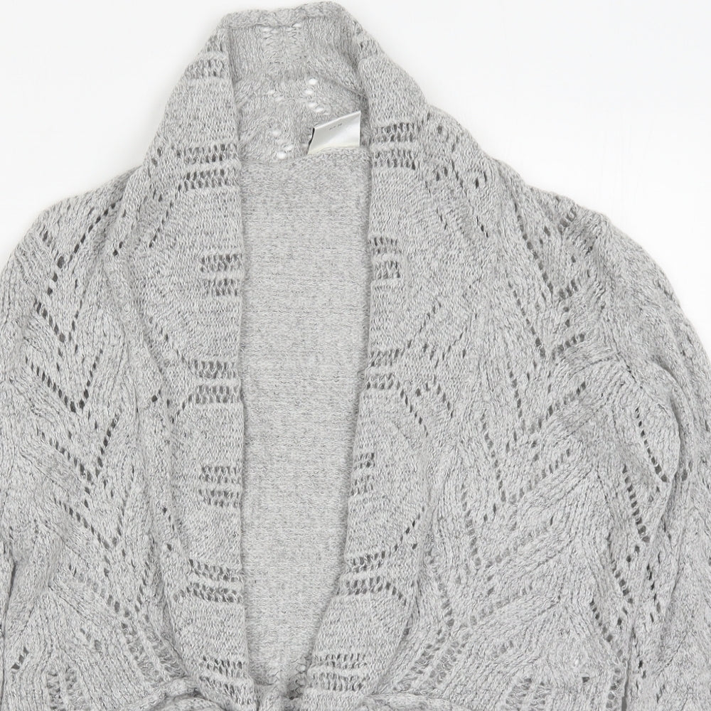 Womens UK Size 10 NEXT Grey Cardigan Jumper