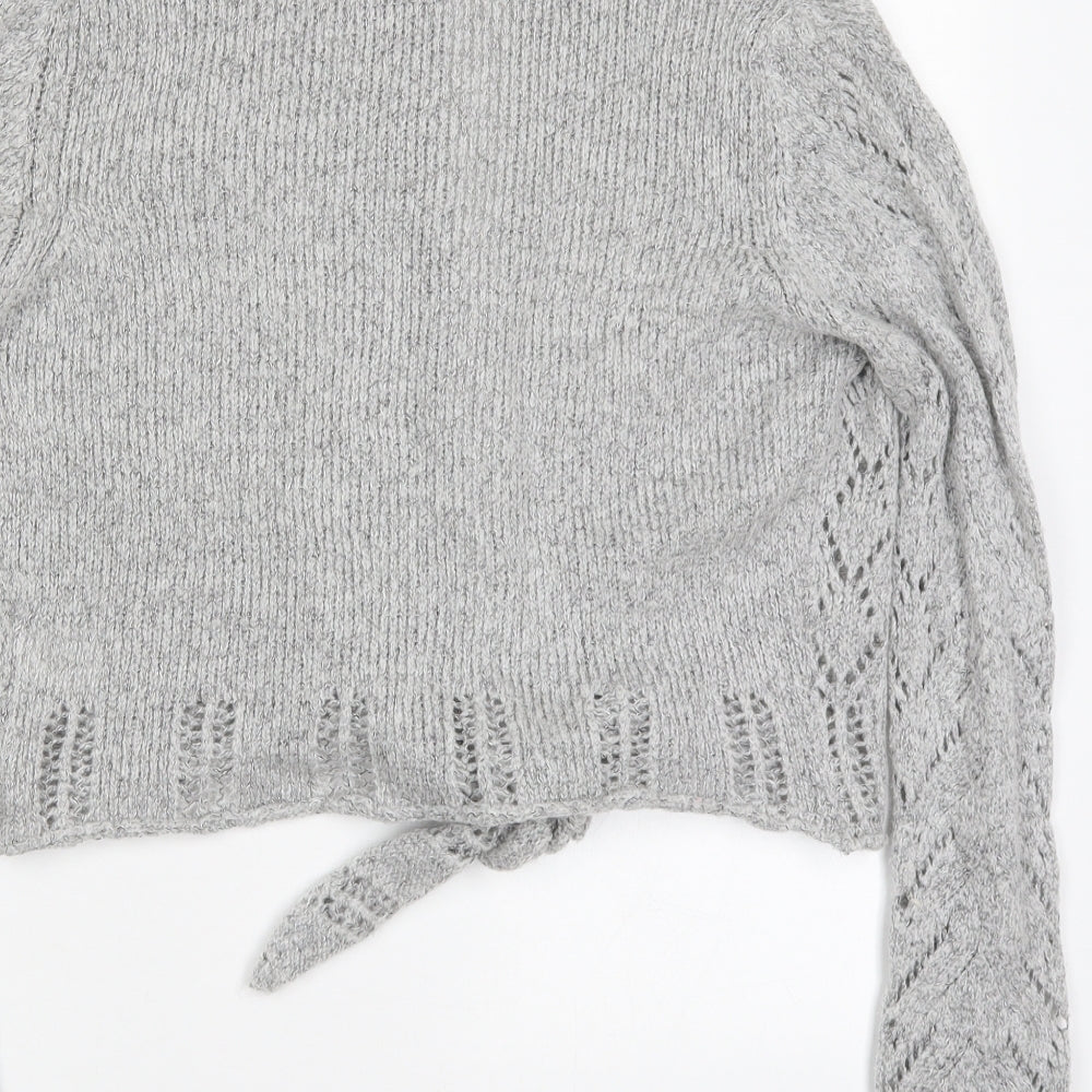 Womens UK Size 10 NEXT Grey Cardigan Jumper