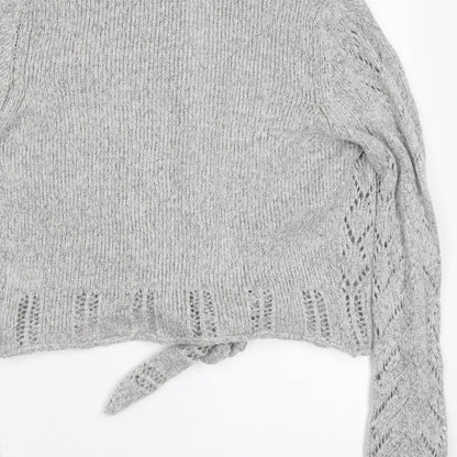 Womens UK Size 10 NEXT Grey Cardigan Jumper