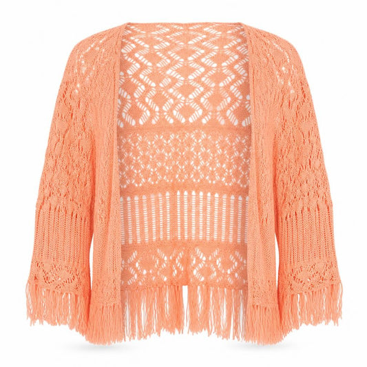 Atmosphere Womens Pink V-Neck  Acrylic Cardigan Jumper Size L