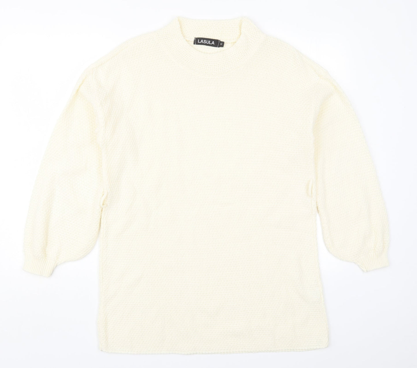Womens UK Size 10 Lasula Beige Pullover Jumper