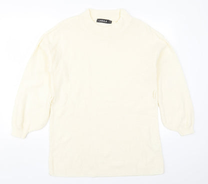 Womens UK Size 10 Lasula Beige Pullover Jumper