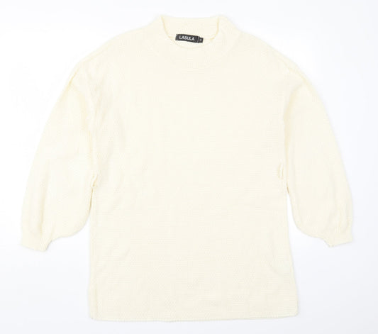 Womens UK Size 10 Lasula Beige Pullover Jumper