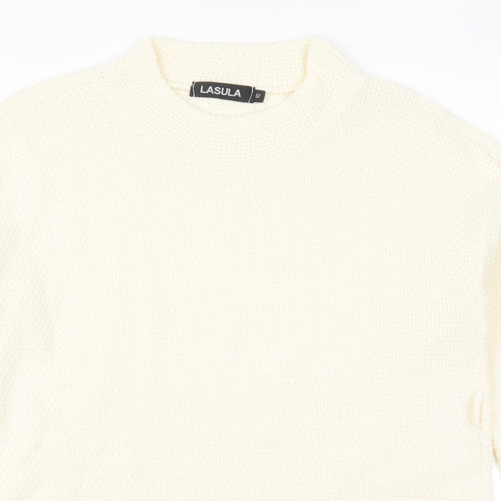 Womens UK Size 10 Lasula Beige Pullover Jumper