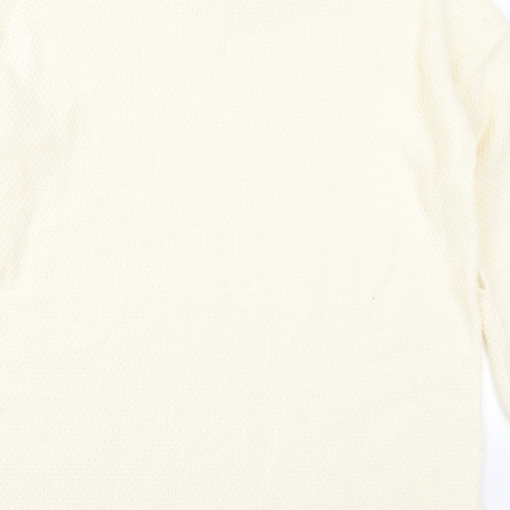 Womens UK Size 10 Lasula Beige Pullover Jumper