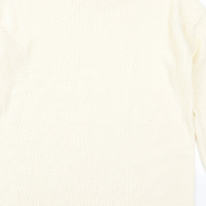 Womens UK Size 10 Lasula Beige Pullover Jumper