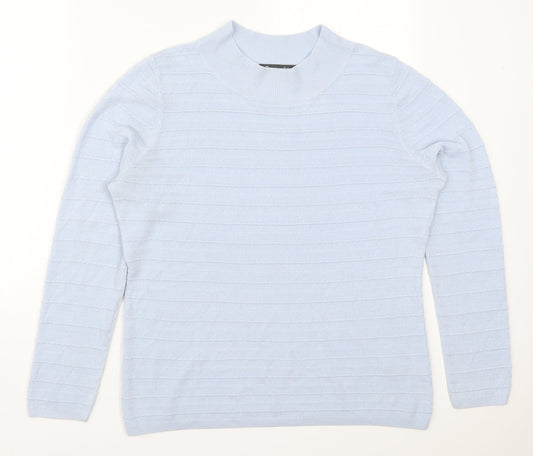 Womens UK Size S Bonmarché Blue Pullover Jumper