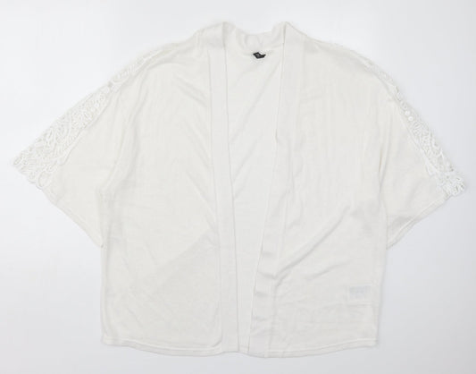 Womens UK Size S H&M White Cardigan Jumper
