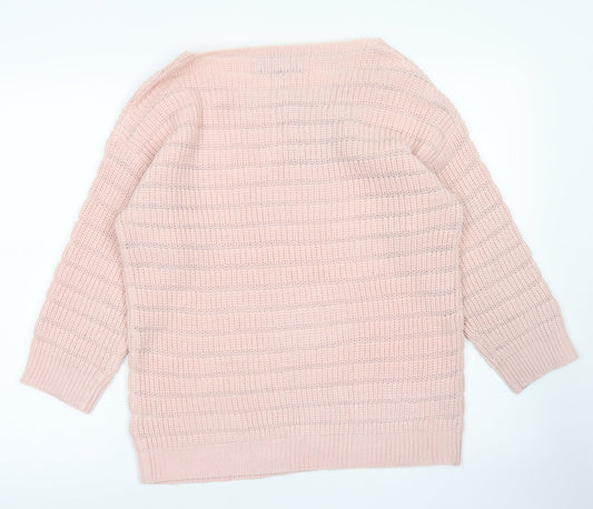 Womens UK Size M Originals Knitwear Pink Pullover Jumper
