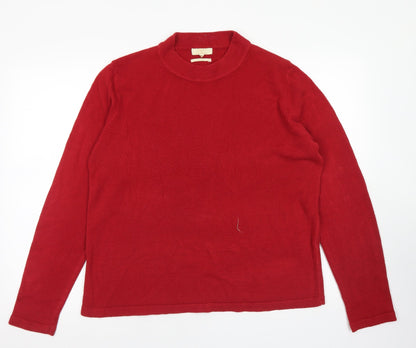 Womens UK Size XL Sarah Hamilton Red Pullover Jumper