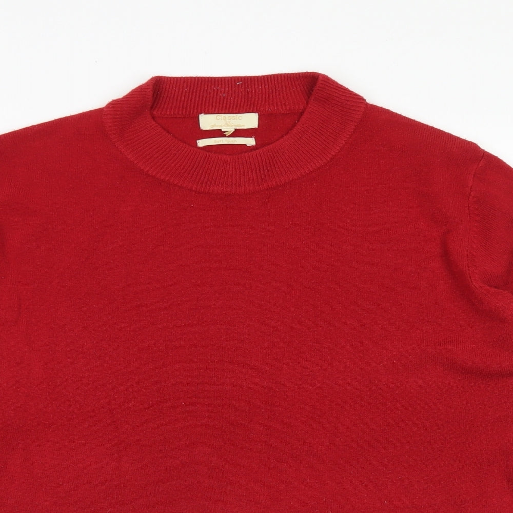Womens UK Size XL Sarah Hamilton Red Pullover Jumper