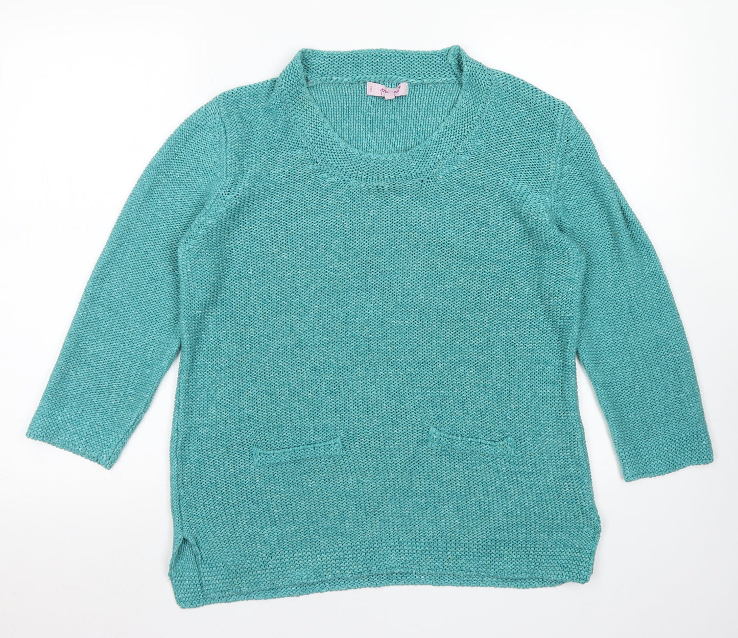 Womens UK Size M Per Una Blue Pullover Jumper