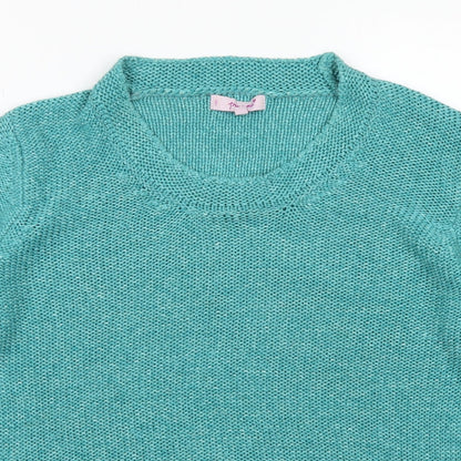 Womens UK Size M Per Una Blue Pullover Jumper