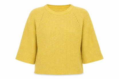 Womens UK Size 12 TU Yellow Pullover Jumper