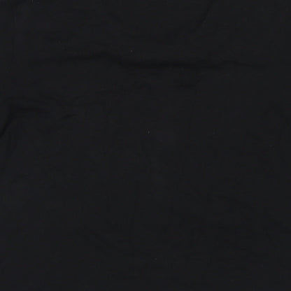 Doris Streich Womens Black Round Neck  Viscose Pullover Jumper Size 10