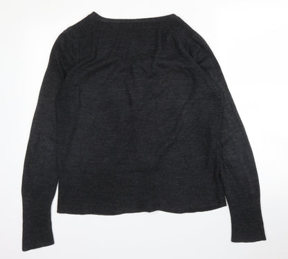 Womens UK Size 12 Evie Grey Cardigan Jumper