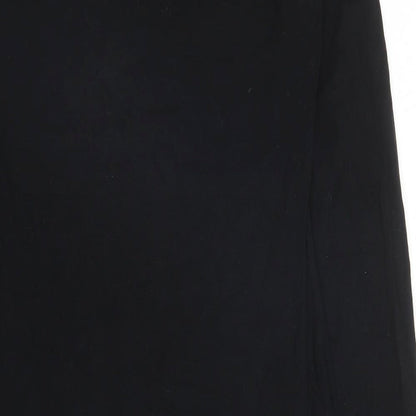 H&M Womens Black  Cotton Bodycon  Size XS  Round Neck