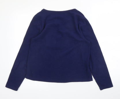 Womens UK Size S Preworn Blue Pullover Jumper