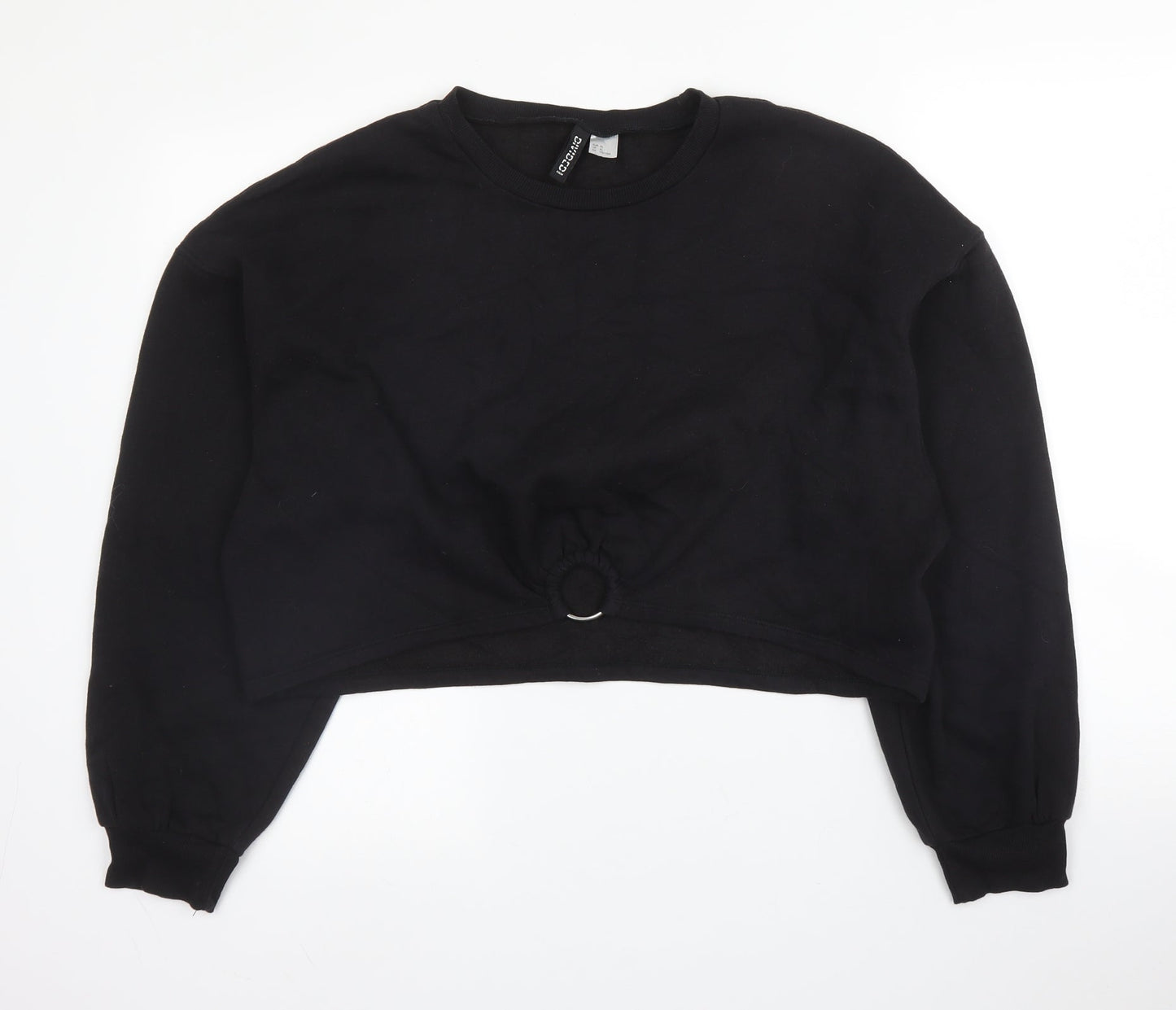 Womens UK Size XL H&M Black Pullover Jumper