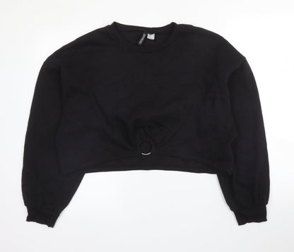 Womens UK Size XL H&M Black Pullover Jumper