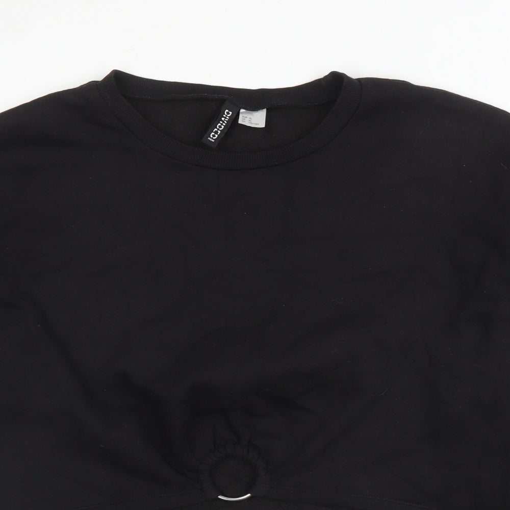 Womens UK Size XL H&M Black Pullover Jumper