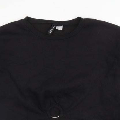 Womens UK Size XL H&M Black Pullover Jumper