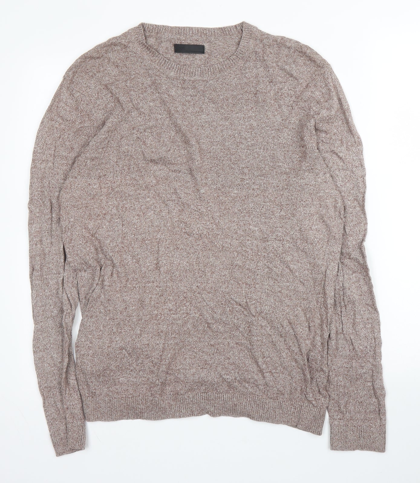 ASOS Mens Purple Round Neck  Cotton Pullover Jumper Size L