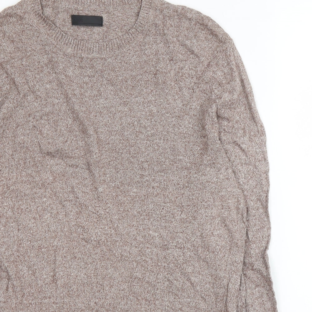 ASOS Mens Purple Round Neck  Cotton Pullover Jumper Size L